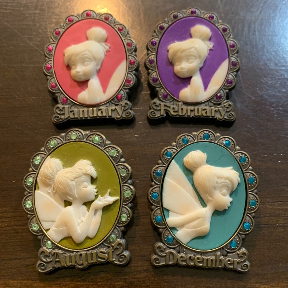 Limited Edition Tinker Bell Cameo Pins